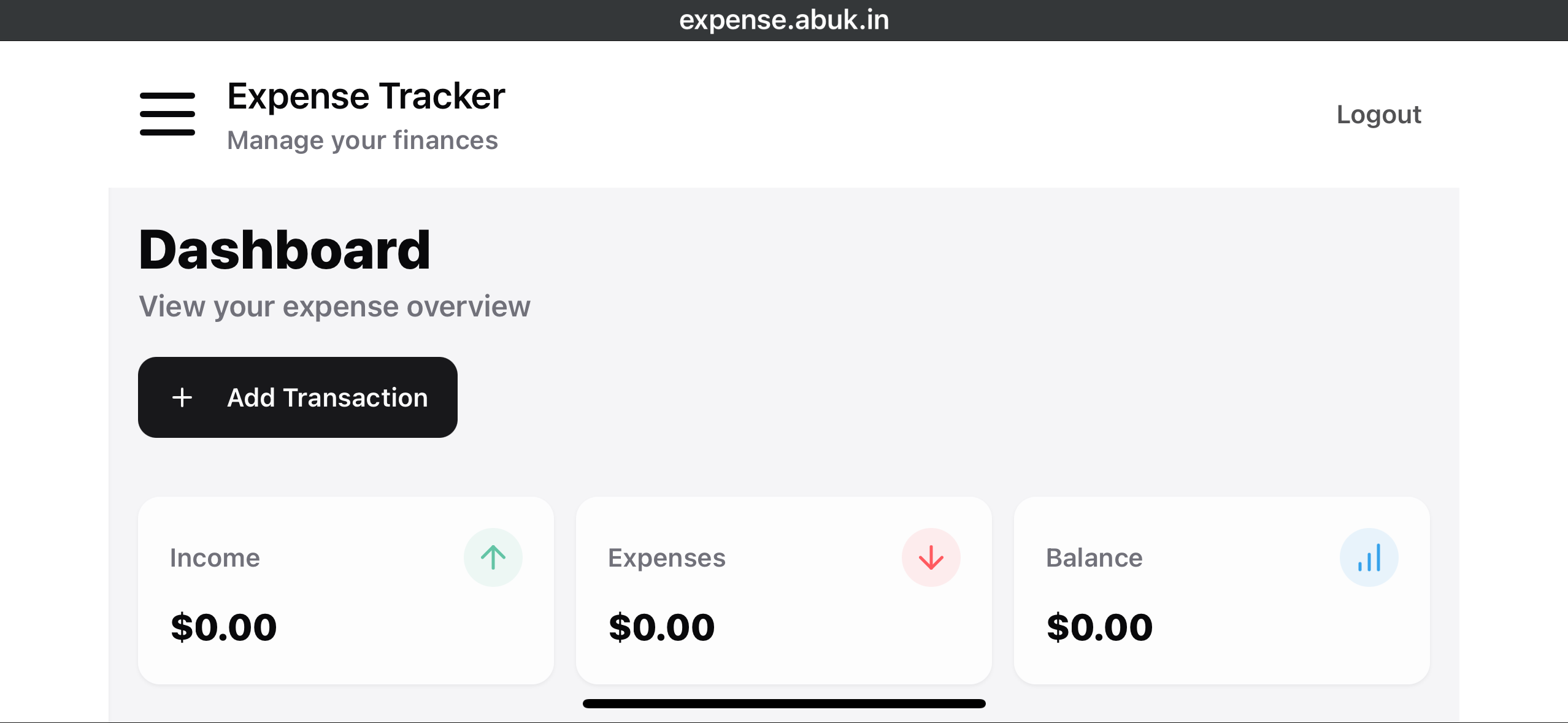 Expense Tracker